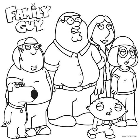 family guy coloring pages|48 Family Guy Coloring Pages